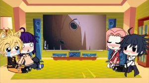 реакция на шип  Наруто и Саске и Хината сакура 🌸