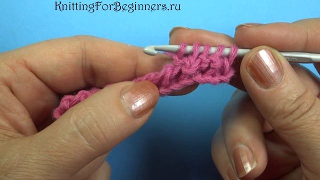 Тунисский узор вязания Tunisian crochet 25 смотреть онлайн