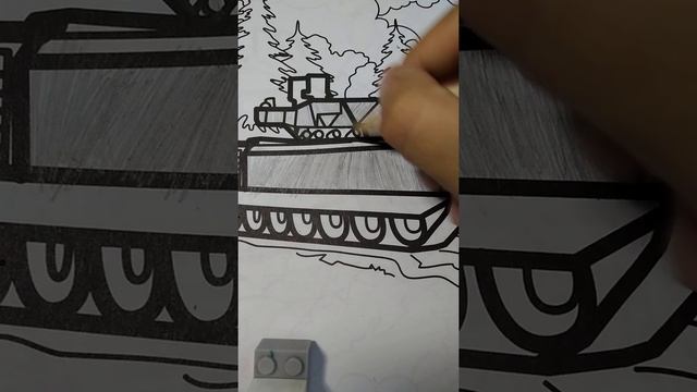 Разукрашиваю танк Т - 14. смотреть онлайн