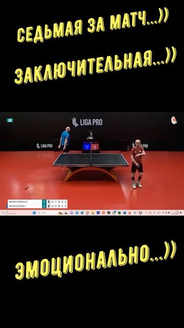 Настольный теннис. Седьмая за матч..)) Заключительная... смотреть онлайн