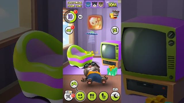 My talking Tom  мой  говорящий  Том и летающая тарелка