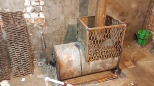 Печь для бани своими руками. Печь из 530 трубы. 12 серия 4 ?