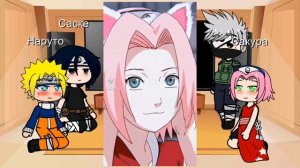 ❀Реакция 7 команды на Сакуру❀Наруто/Гача клуб