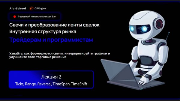 Лекция 2. Ticks, Range, Reversal, TimeSpan, TimeShift свечи.