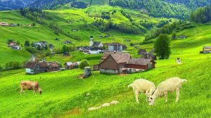 Настоящий рай на земле, Швейцария в 4K. Cамые красивые швейцарские деревни, пешеходная экскурсия
