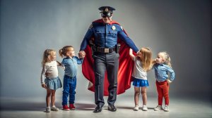 ПОЛИЦИЯ СПАСАЕТ ДЕТЕЙ · Детская песня про полицию · Песенка для малышей про профессии