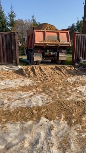 Залить въезд на участок бетоном - легко! Пару камазов п смотреть онлайн