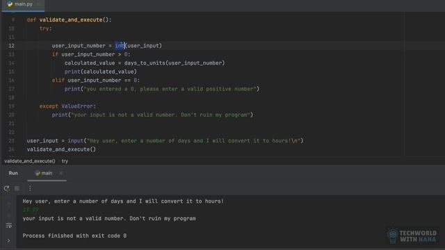 13.10 Error Handling with Try Except смотреть онлайн