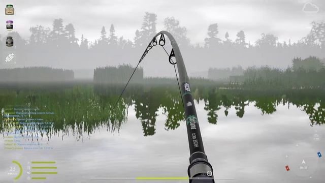Russian Fishing 4 Трофейный карп зеркальный  Озеро Медвежье