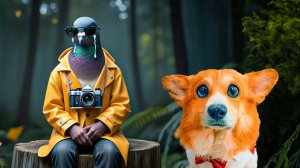 ГРУСТНАЯ ИСТОРИЯ ШПИОНИРО ГОЛУБИРО!! МЫ В ШОКЕ!! Корги Коржик Говорящая собака