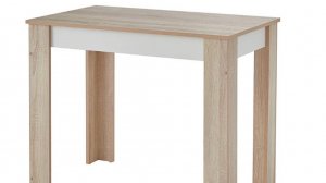 Сборка: Стол обеденный Бруно, дуб сонома/белый арь.80545549