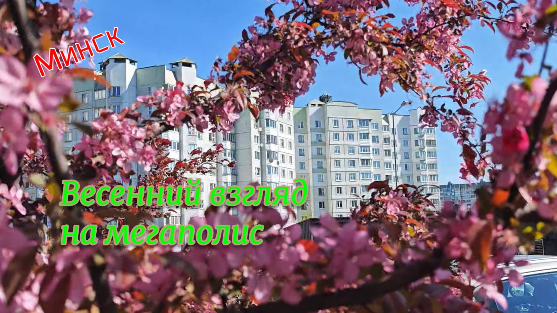 Минск. Весенний взгляд на мегаполис смотреть онлайн
