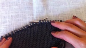 Вязание плечевого скоса укороченными рядами