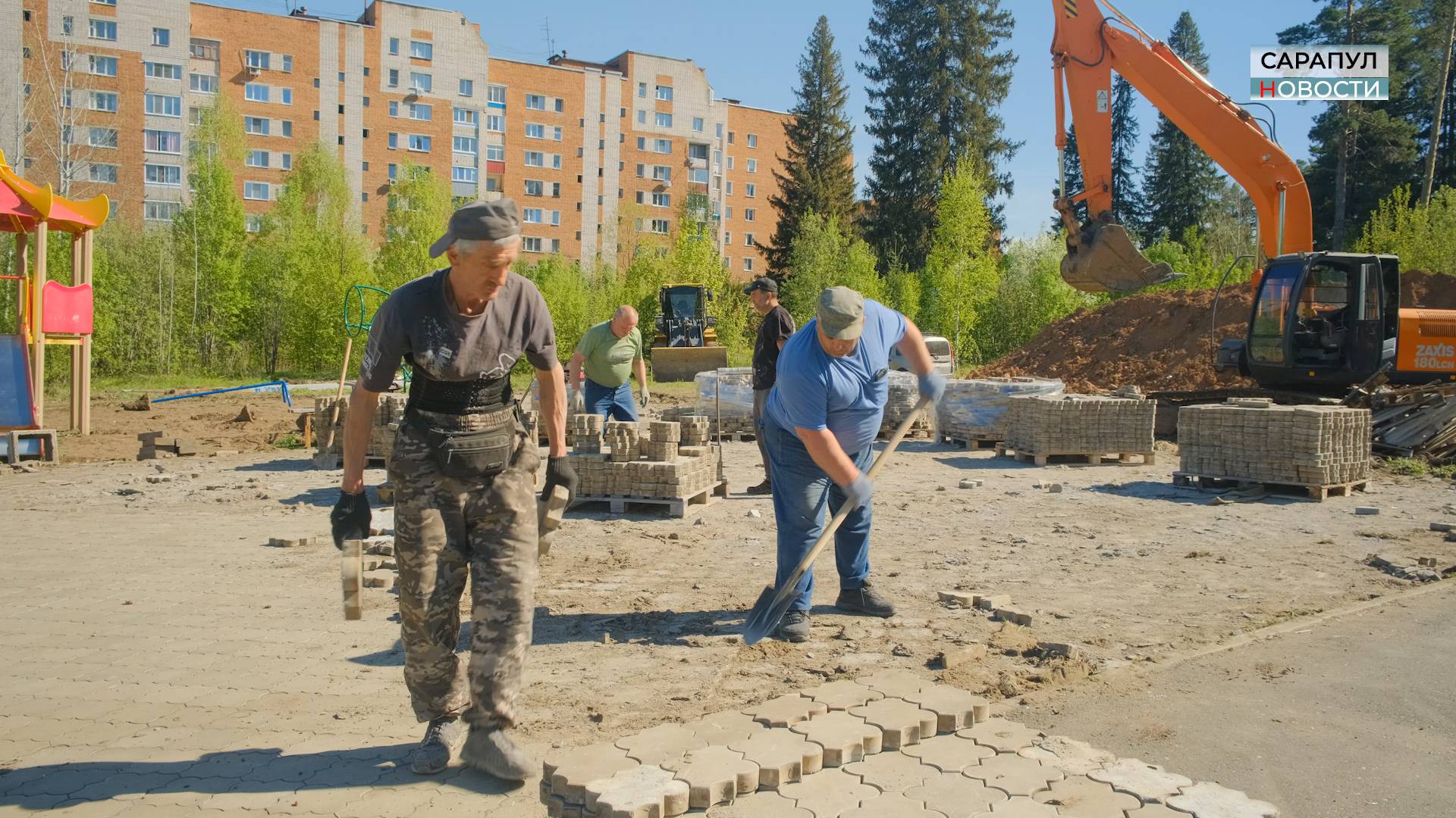 В Сарапуле стартовали строительные работы в парке «Молодёжный» смотреть онлайн