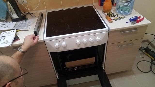 Как подключить электроплиту. Плита Дарина с стеклокерамическим покрытием. смотреть онлайн