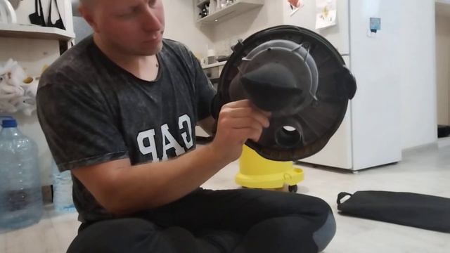 Сборка пылесоса Керхер WD2 смотреть онлайн