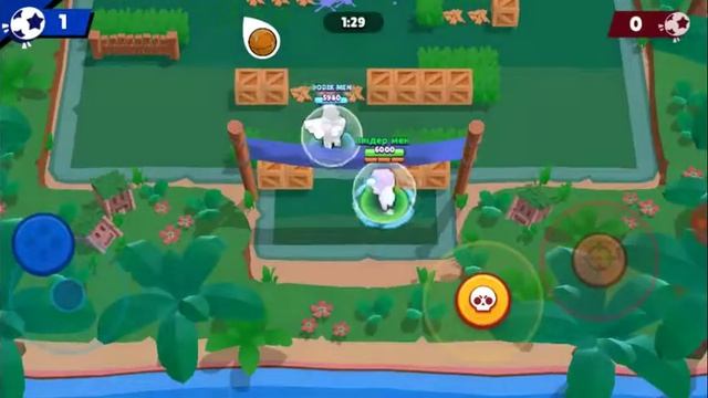 прикольная катка была с братом в Brawl Stars#крутоооо