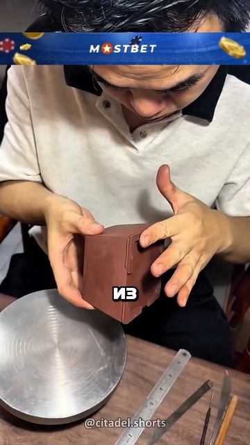 Невероятный квадратный чайник из глины 😮🔥