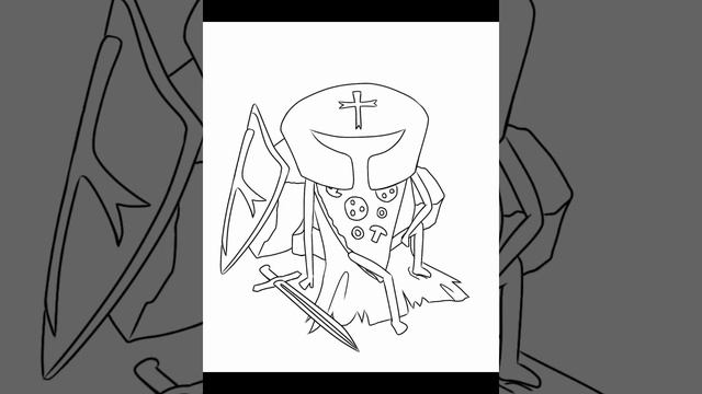 Ещё один арт "Пицца крестоносец" Timelapse смотреть онлайн