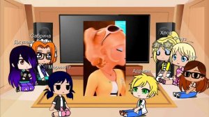 Реакция персонажей леди баг и супер кот на тт