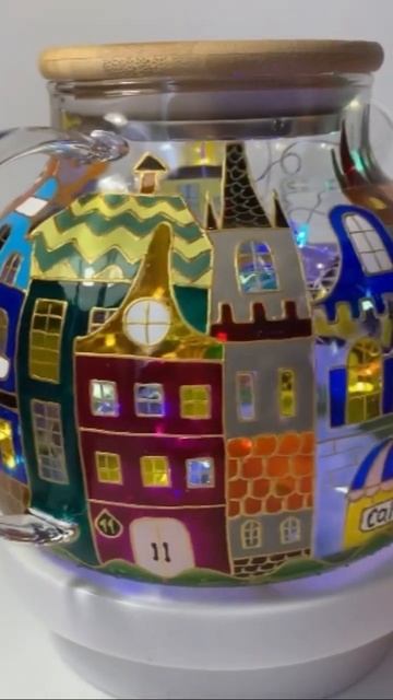 Витражная роспись чайника смотреть онлайн