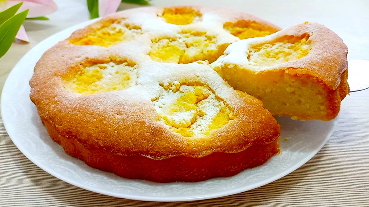 🔝Апельсиновый пирог с заварным кремом! Вкусный рецепт, который стоит попробовать! смотреть онлайн