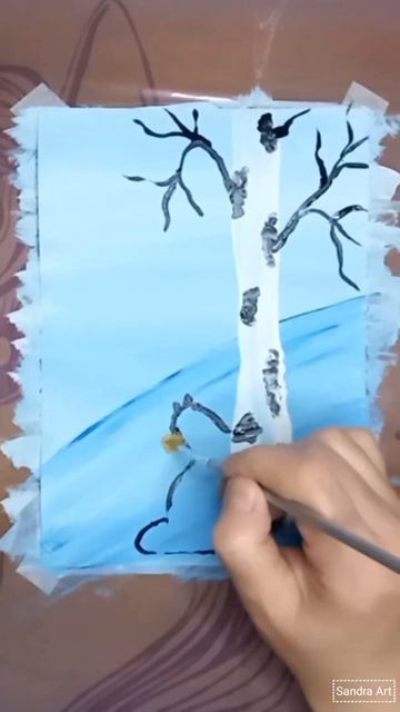 рисуем медведя в лесу #Shorts смотреть онлайн