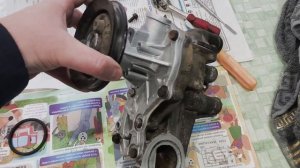 Пассат Б3 замена помпы. Замена водяного насоса Passat B3.