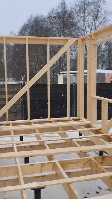 каркасный дом  #стройка #строительство #каркасныйдом #