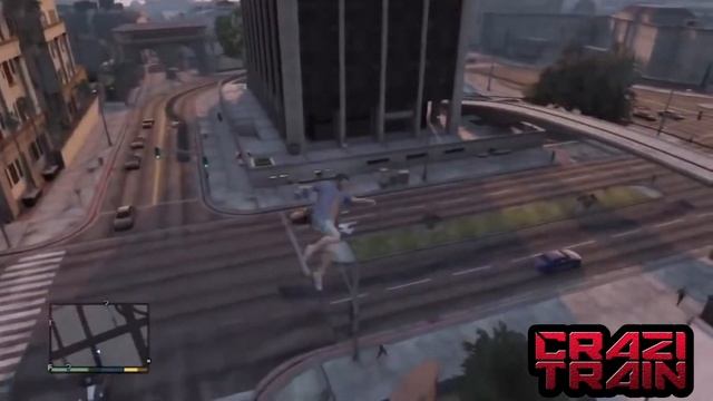 GTA 5 Веселые моменты и угарные падения!