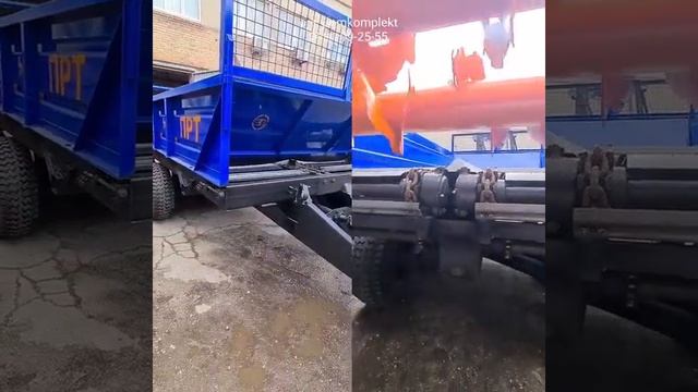 Гноєрозкидач ПРТ-10. Бітер ПРТ-10, транспортер ПРТ-10, бал? смотреть онлайн