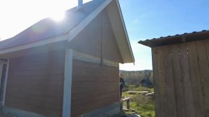 Строим веранду в к бане. Жизнь на Алтае после переезда.