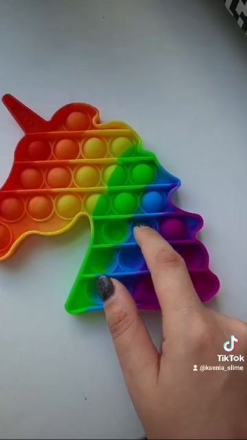 новая игрушка . единорожка Поп Ит/pop it ПОПЫТЕРКА . а у в смотреть онлайн