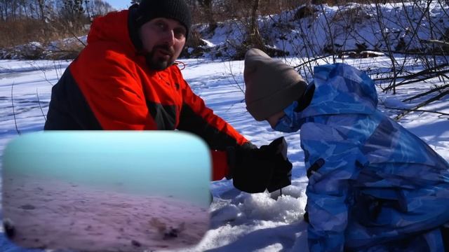 Ми АФІГЕЛІ...Що папа ЗЛОВИВ???Зимова рибалка.