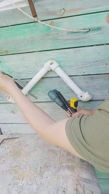 Самоделка из пластиковой трубы простейший органайзер смотреть онлайн