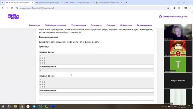 10 мая 2025 • NlogN Advanced B - Применение DFS. Разбор задач A-D