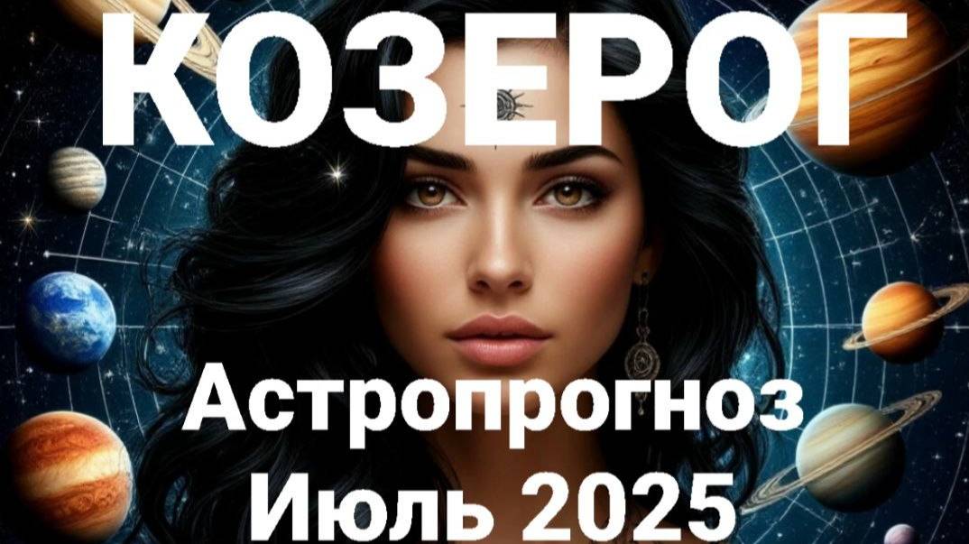 Козерог. Июль 2025 год. Астрологический прогноз смотреть онлайн