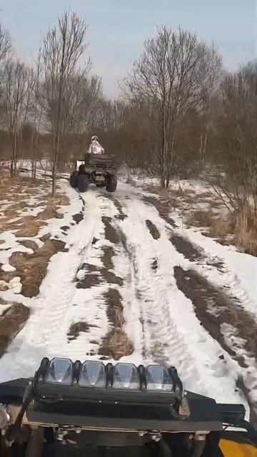 Белый гепардик может  #atv #offroad #stels #snow #mud #brp #stelsleopard #stelsguepard #aodes