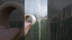 Ремонт поликарбоната  #дача #теплица #ремонт