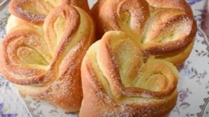 Плюшки с сахаром на ПОСТНОМ дрожжевом тесте