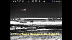 Стреляю на 756 метров. Тепловизионная насадка LZIRTEK Vesna 650L