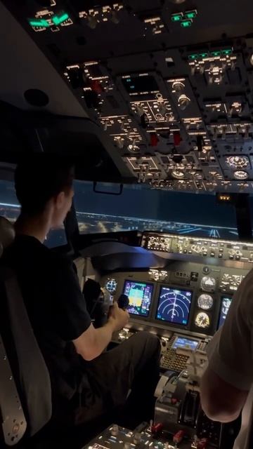 Моя первая посадка в Шереметьево 🔥AirBus A320 #посадка #ше? смотреть онлайн