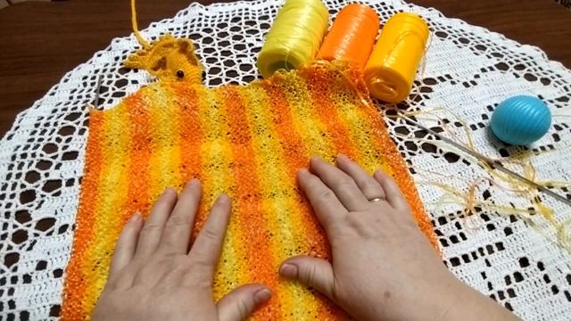 Вяжу спицами мочалку-полотенце | Отчёт за январь в совместном проекте "Вкусные мочалки 2024" смотреть онлайн