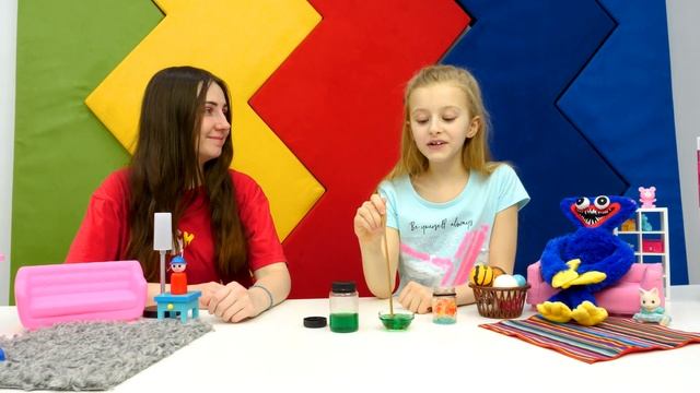 Хаги Ваги в реальной жизни снова всех испугал! Игры для девочек с игрушками Poppy Playtime смотреть онлайн
