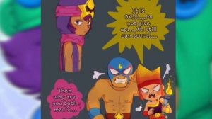 Озвучка комиксов //Leon × Sandy// шип Brawl stars