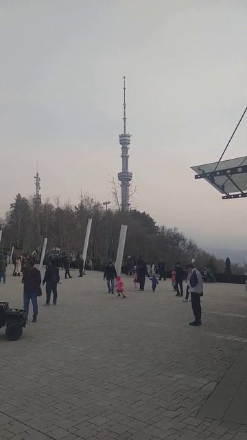 Алматинская Теле вышка на Кок Тобе. #almaty #алматы #city #short смотреть онлайн