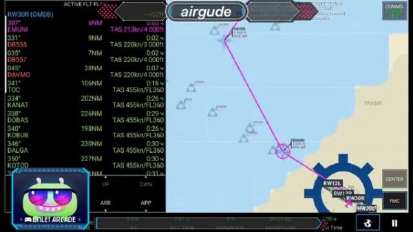 в RFS - Real Flight Simulator Рейс Дубай-Москва