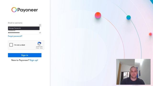Payoneer не могу войти в свой аккаунт Пайонир. Что делать, ?