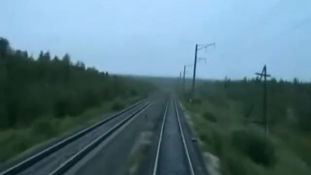 Из кабины тепловоза 2ТЭ10В смотреть онлайн