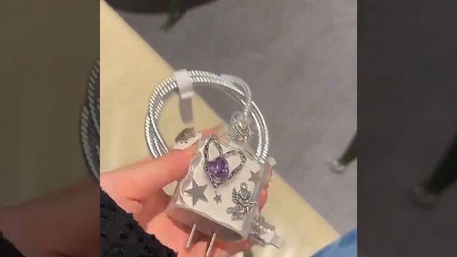 эпоксидный бриллиантовый чехол с зарядным устройство